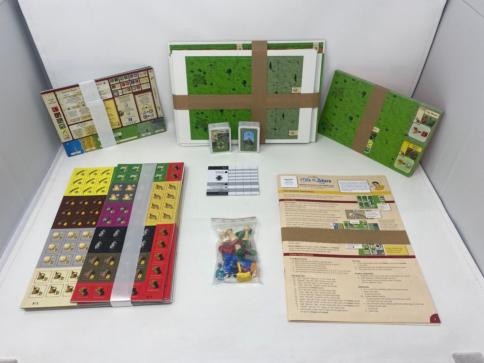 Ora and Labora Board Game – New Edition [USED – COMPLETE] 1 to 4 Players