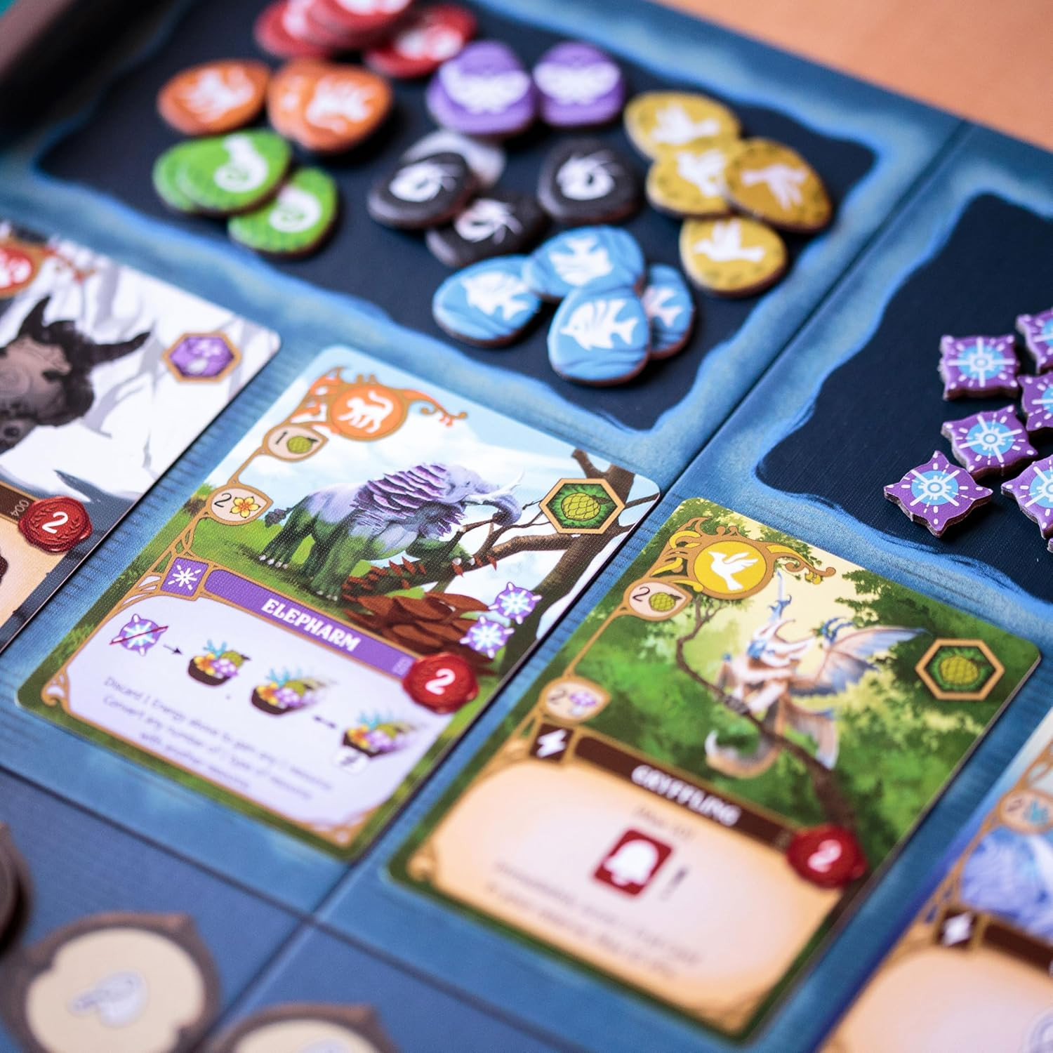 Wondrous Creatures Board Game – Worker-Placement & Tableau Building Strategy Gam