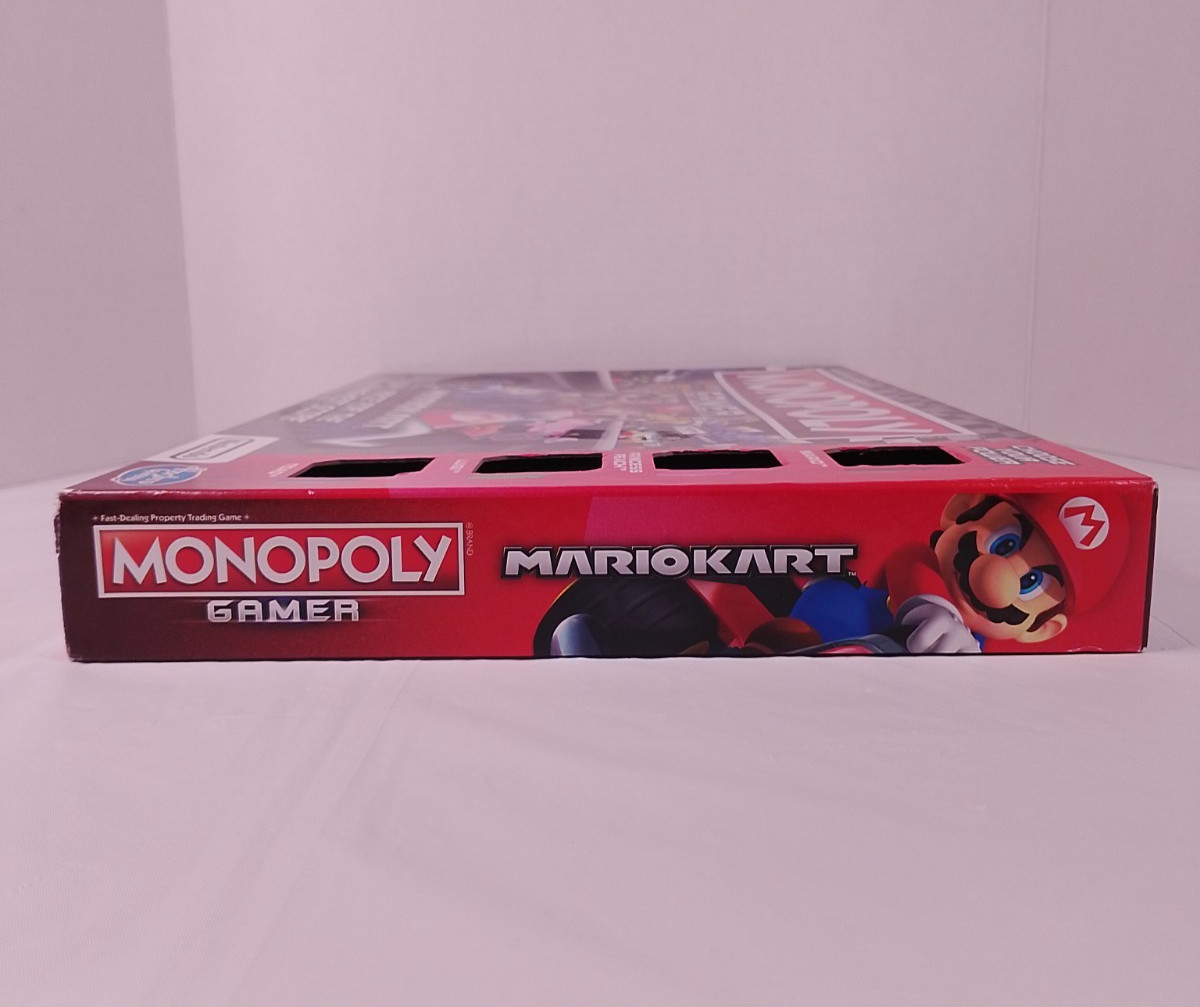 Monopoly Gamer Mario Kart Board Game Nintendo Hasbro USED Missing Dice & 2 Coins