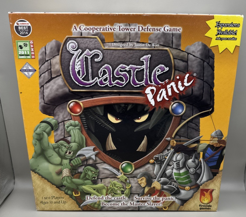 Castle Panic Board Game Fireside Games First Edition 2017 – Great Condition