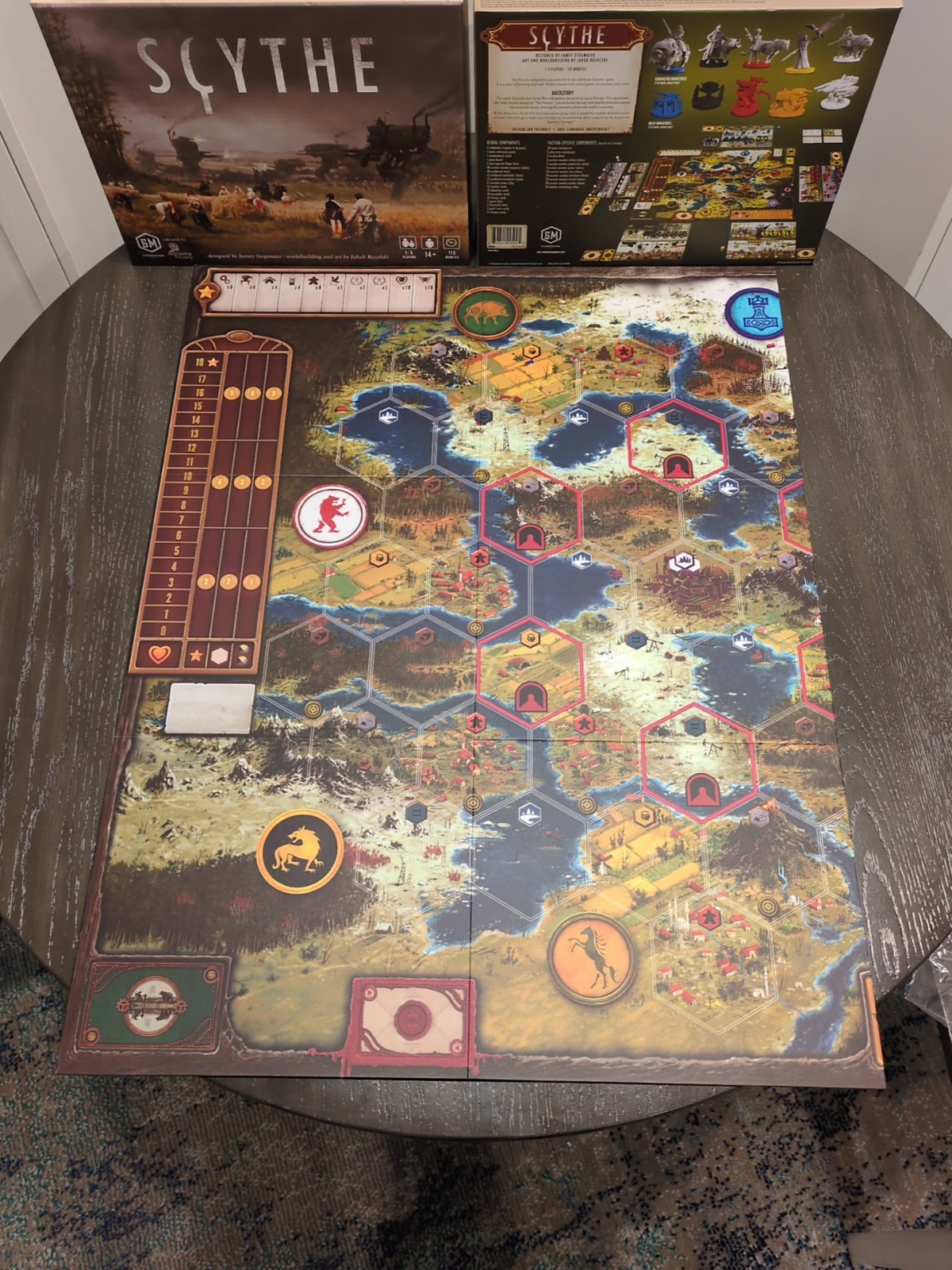 Scythe Collector’s Edition Board Game – Stonemaier Games – 100% Complete