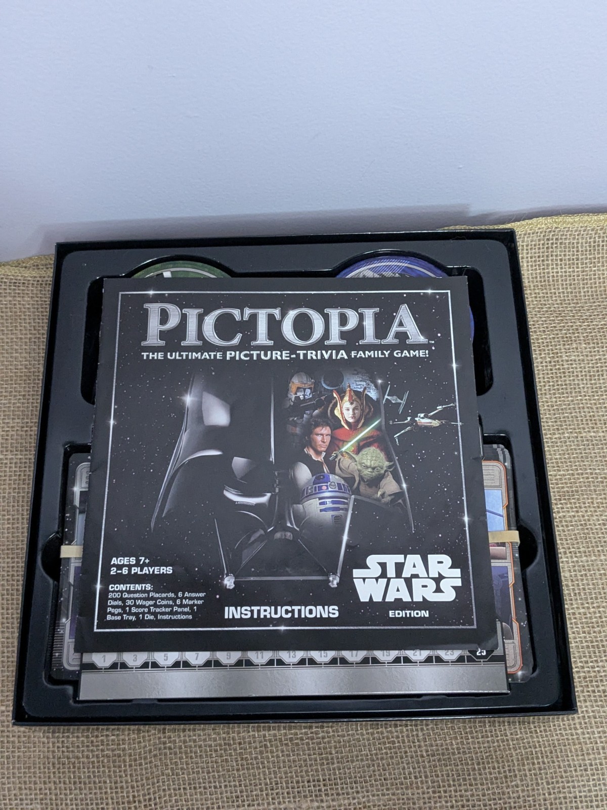 Pictopia Star Wars Complete Ultimate Picture Trivia Board Game Clone Rebels