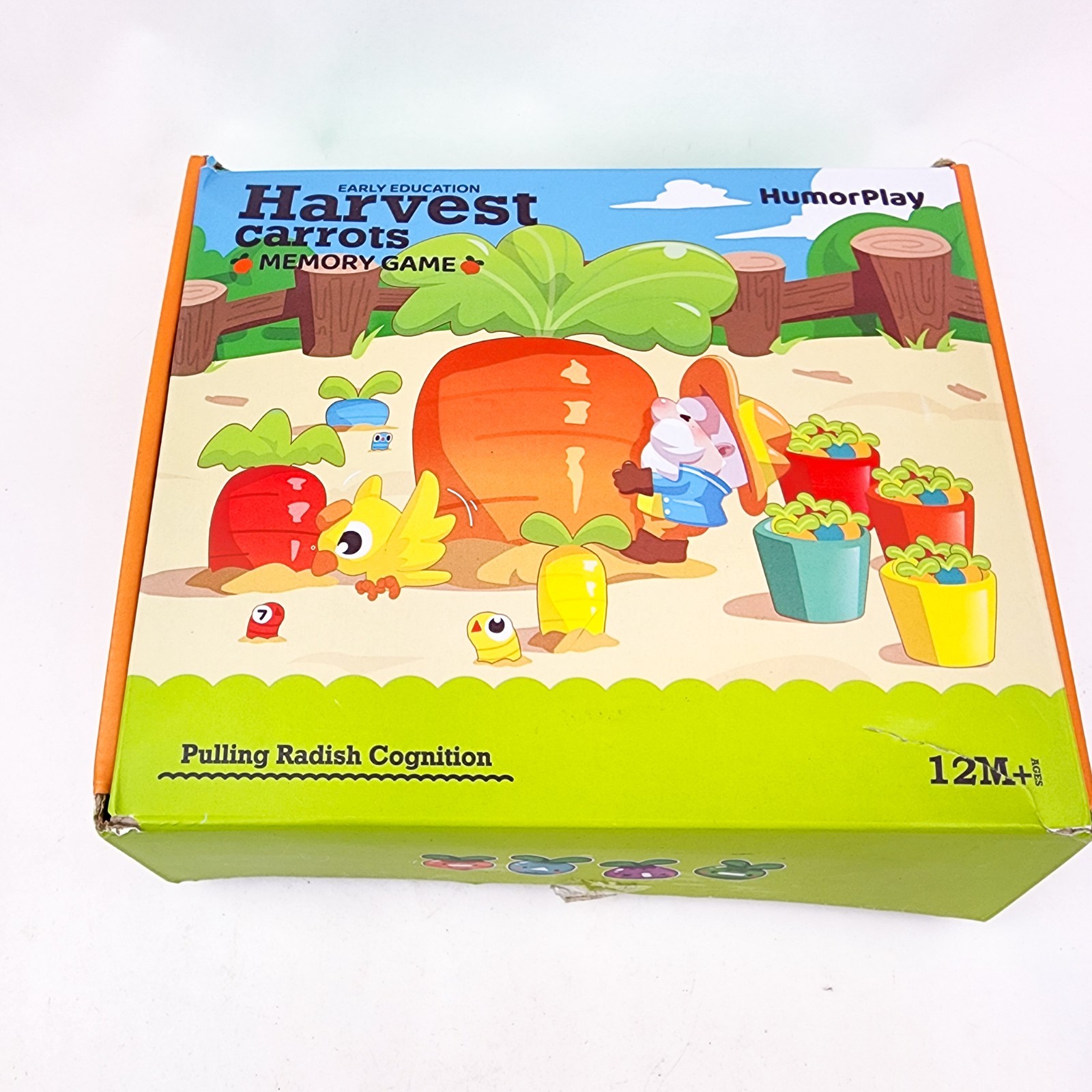 Harvest Carrots Memory Game Pulling Radish Cognition Learning Montessori Toy