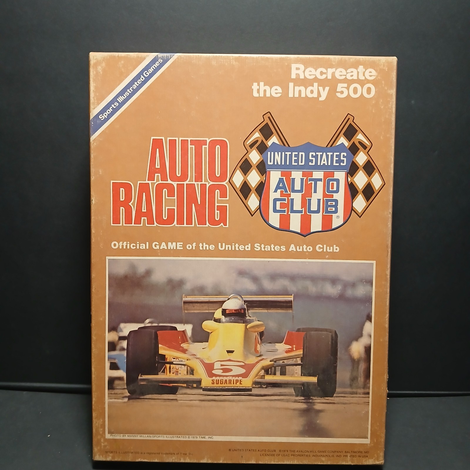 AH Sports Illustrated Auto Racing Indy 500 USAC Game 1979