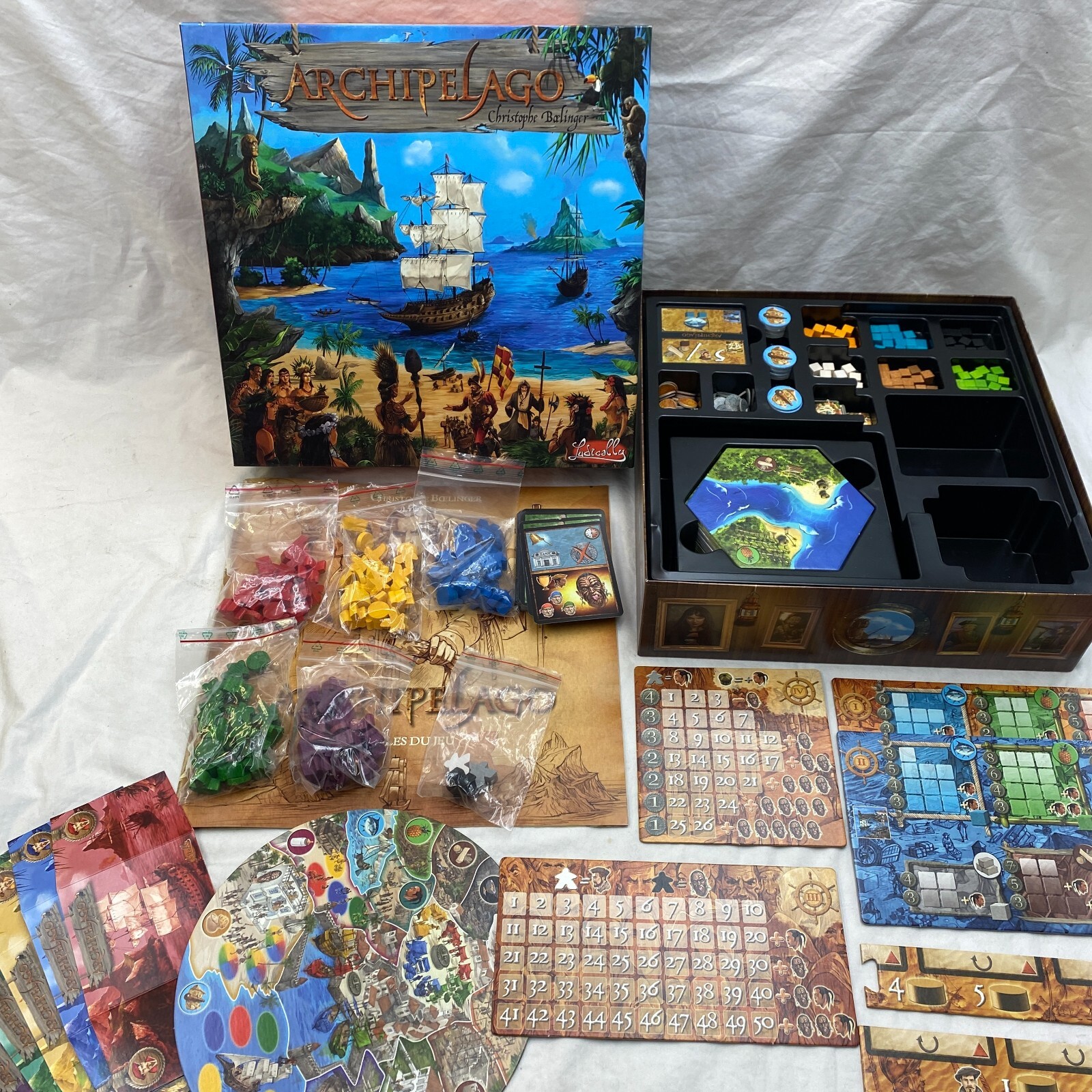 Archipelago Board Game Ludically FRENCH 2012 VG/EX