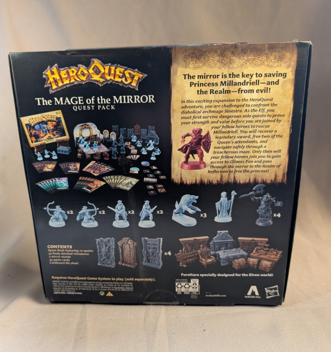Heroquest The Mage of The Mirror Expansion Quest Pack, Replacement Box Only