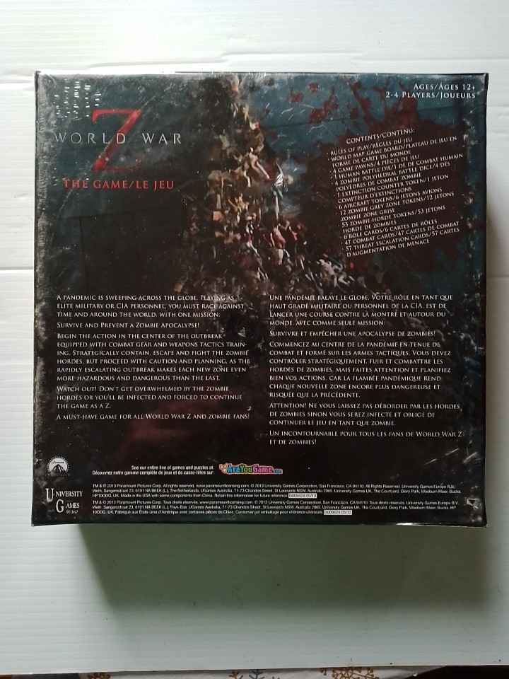 WORLD WAR Z The Game Brand New Factory Sealed