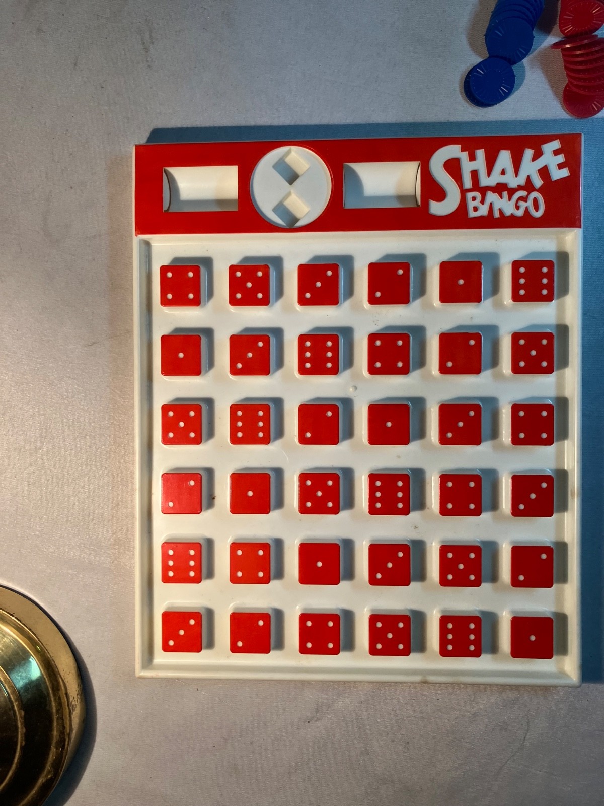 Vintage 1977 SHAKE BINGO Game COMPLETE Schaper Age 5 and up Family Favorite Game