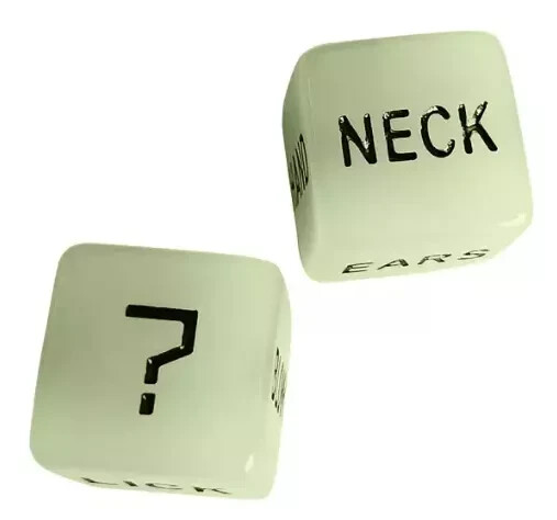 Glow in the Dark Sex Dice Adult Love Games Kama Sutra Couples Gift UV Reactive