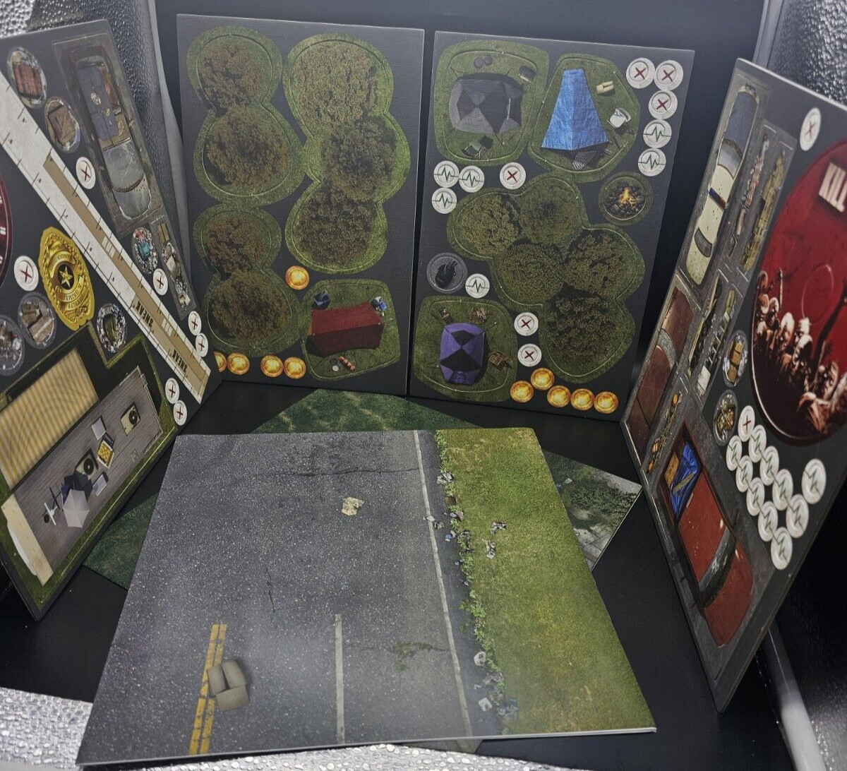 The WALKING DEAD No Sanctuary Days Gone Bye Game Expansion Replacement pieces