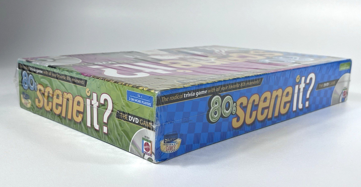 80s Scene It 1980s DVD Trivia Board Game NEW FACTORY SEALED (2009) Mattel (*pic)