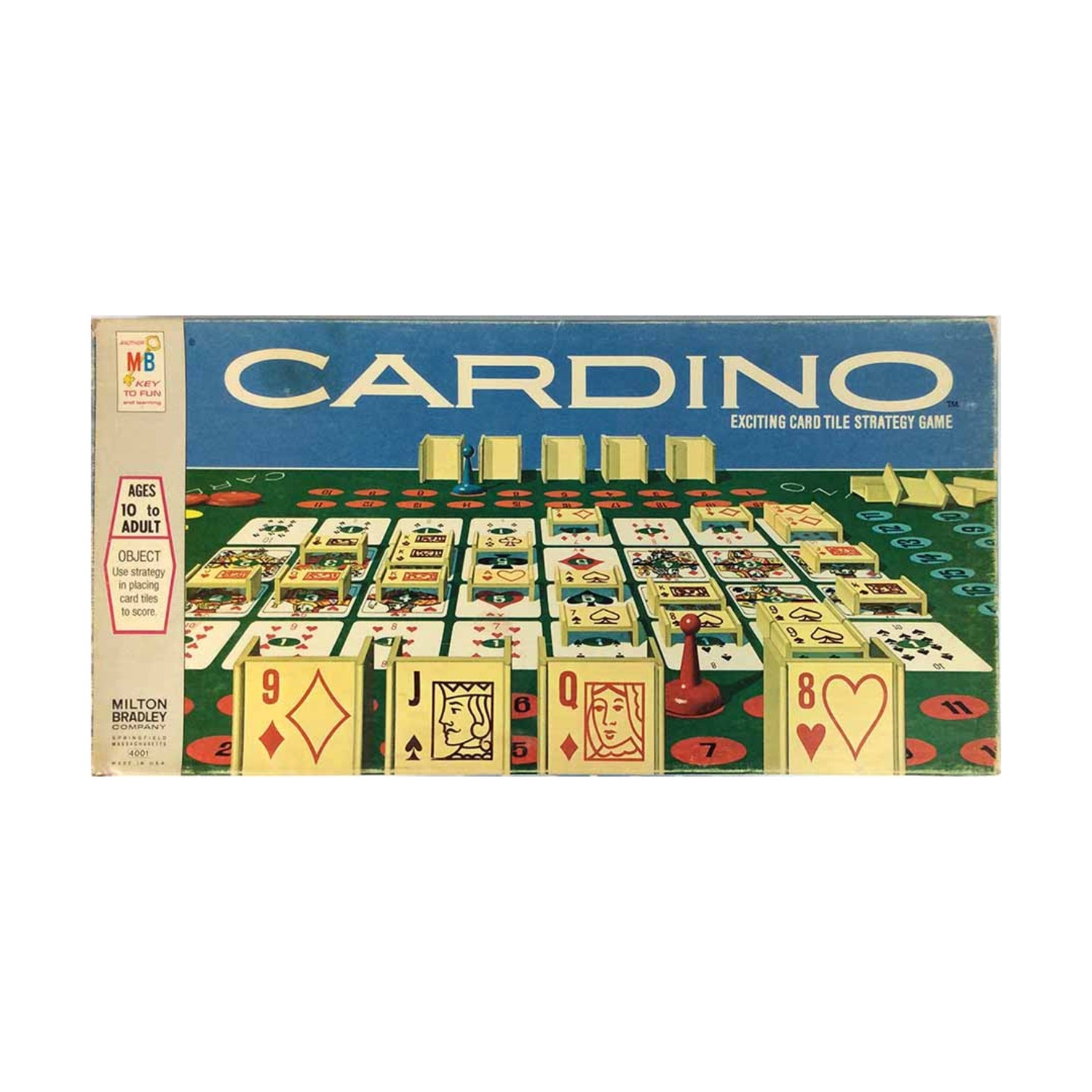 MTB Boardgame Cardino Box Fair/VG+
