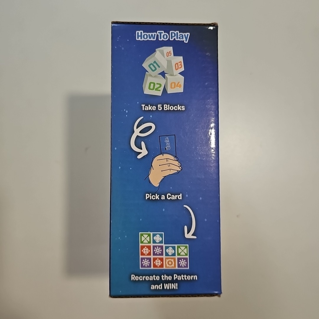 The Uzzle Family Block Puzzle Board Game Educational Toy for Children and Adults