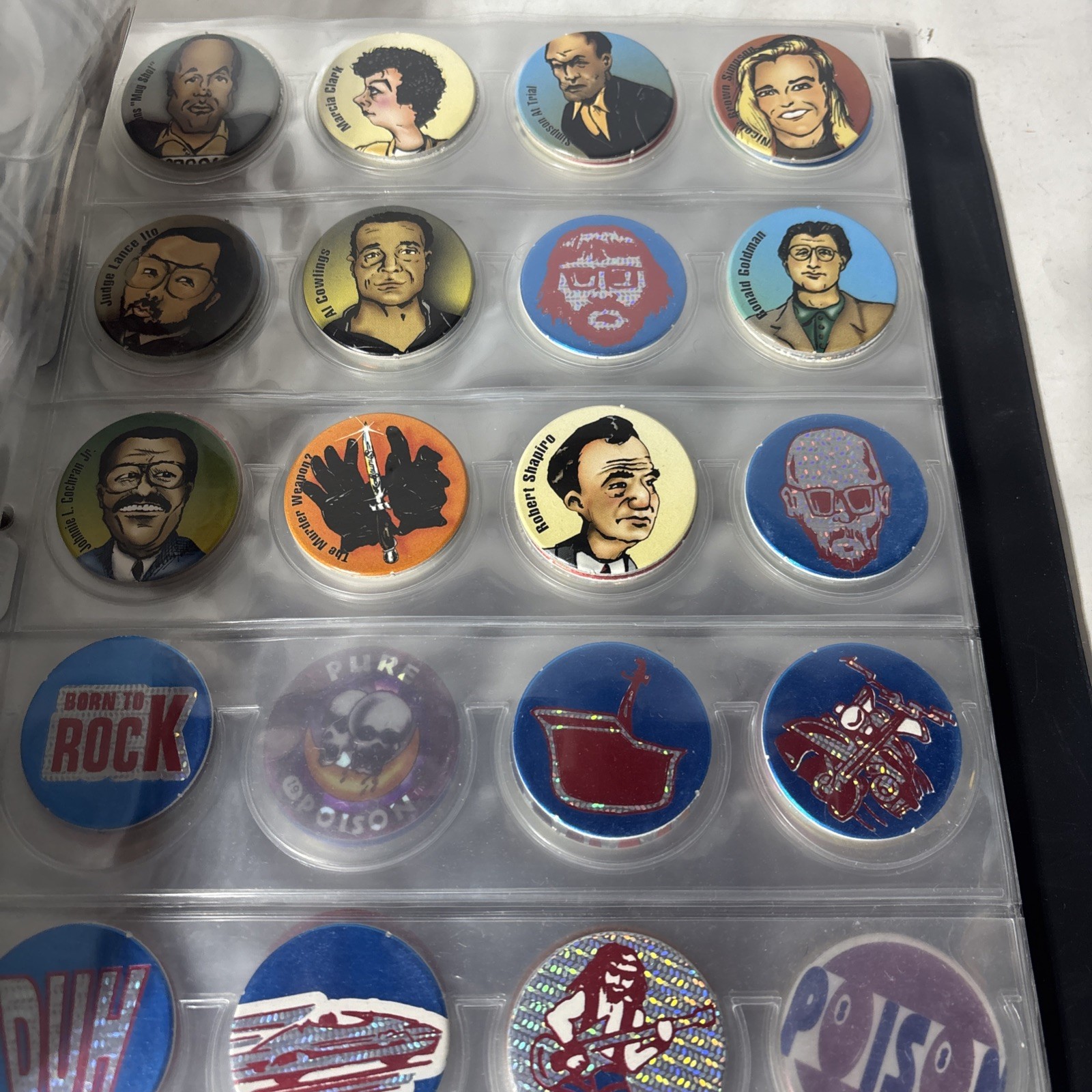 Vintage Pogs/Milk Caps 90’s Lot Of 200+ Pieces – Mixed Collection Binder/Sleeves