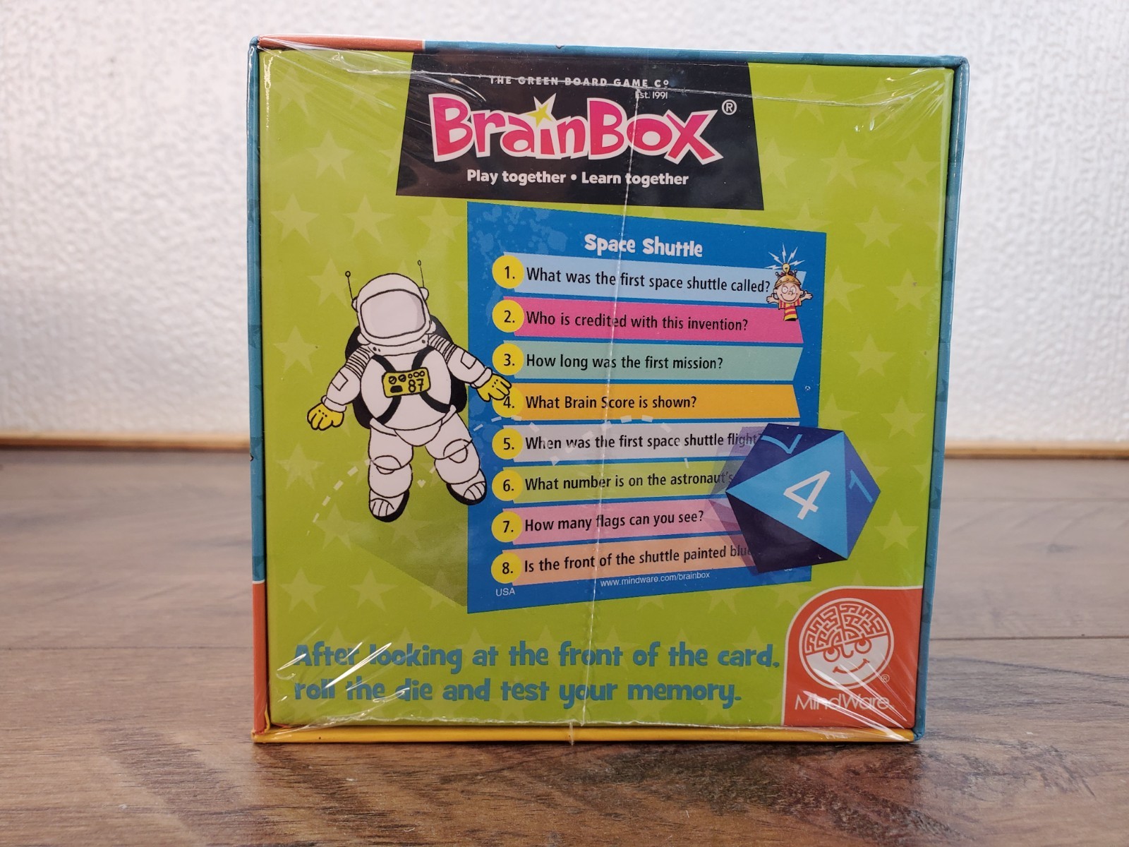 MindWare BrainBox Game Lot Math Art Inventions Educational Trivia Memory Sealed