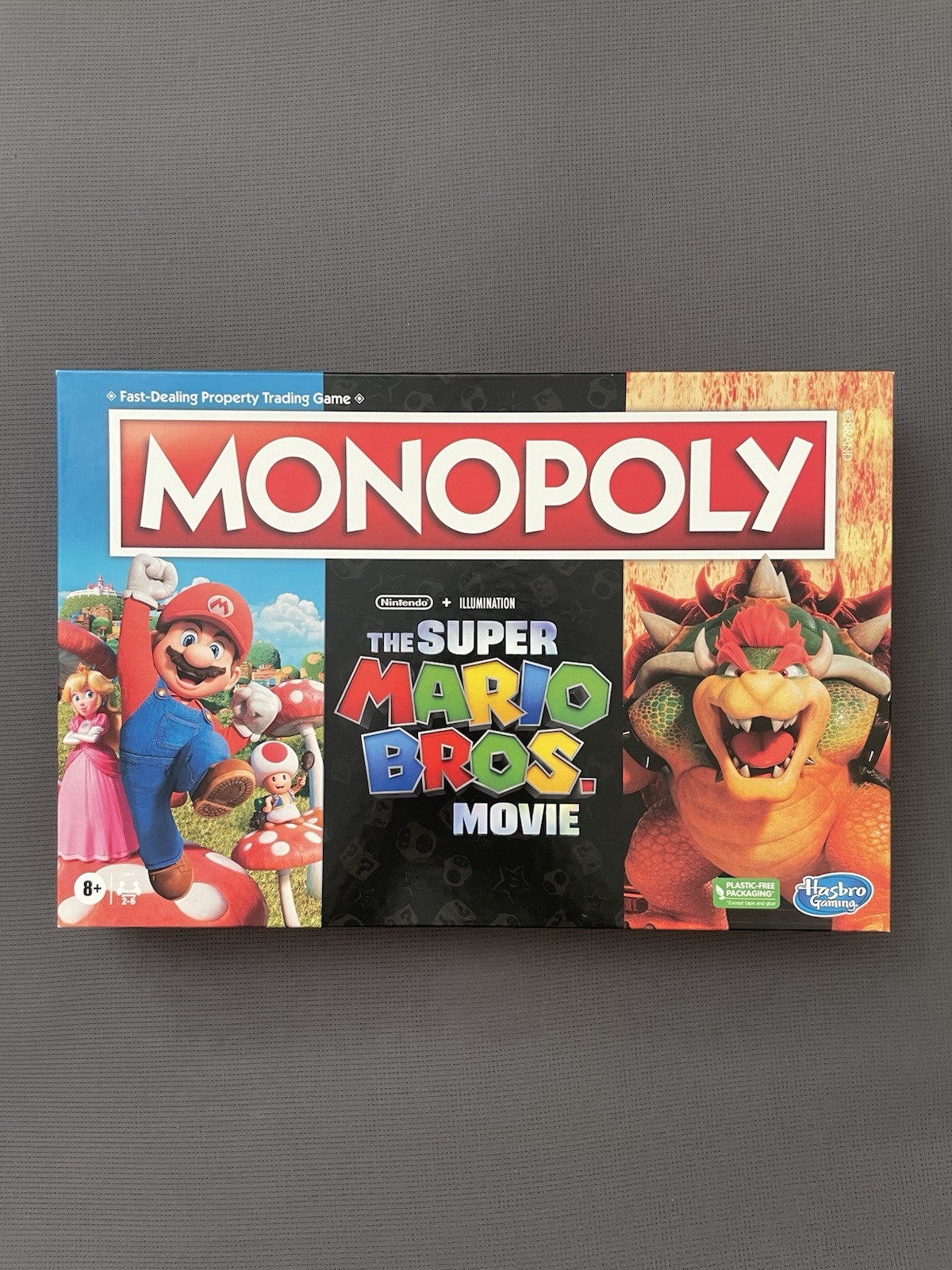 New Factory Sealed Monopoly: The Super Mario Bros. Movie Board Game F6818 Rare