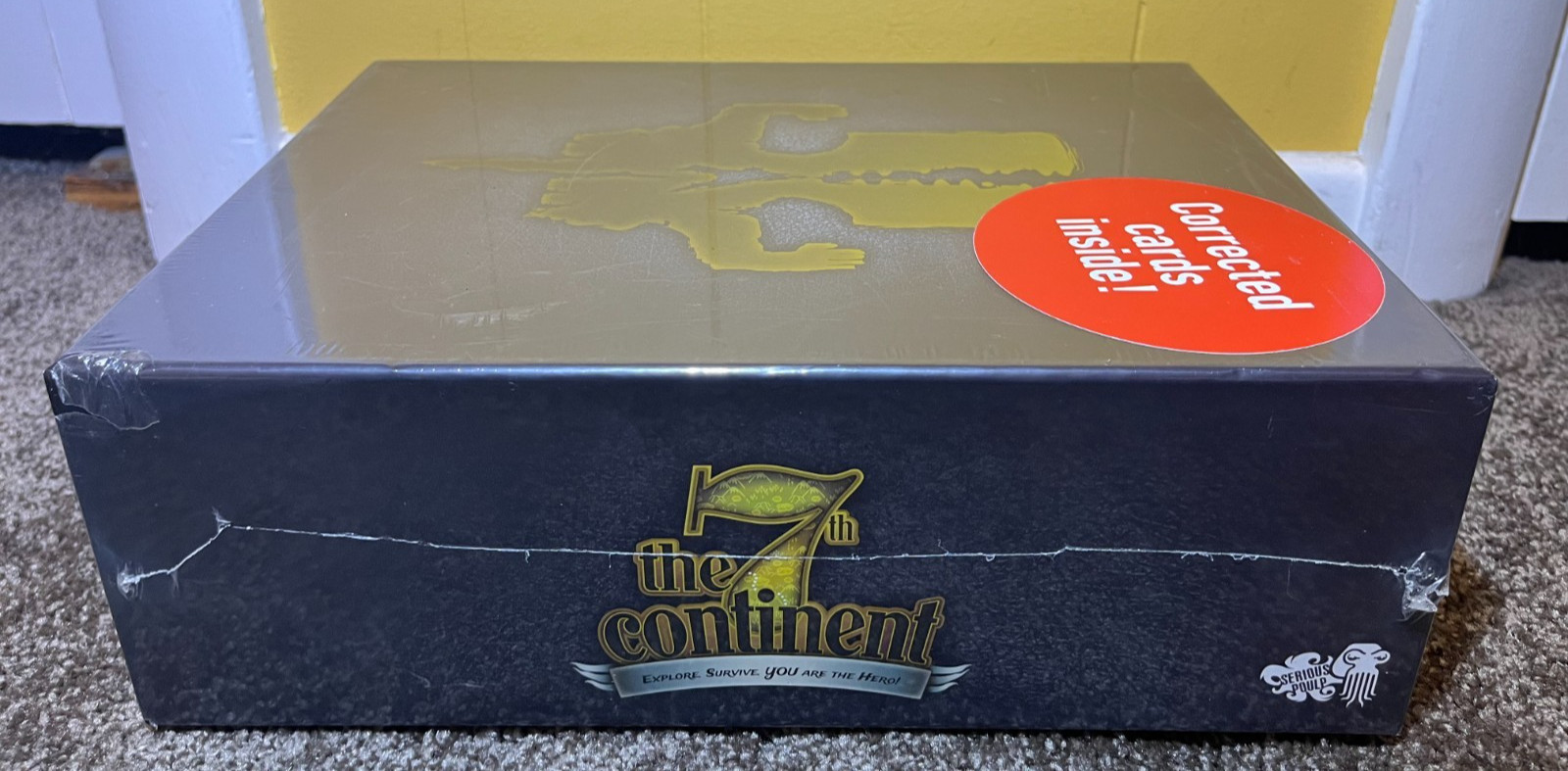 LOT – The 7th Continent board game + What Goes Up expansion NEW, NIS