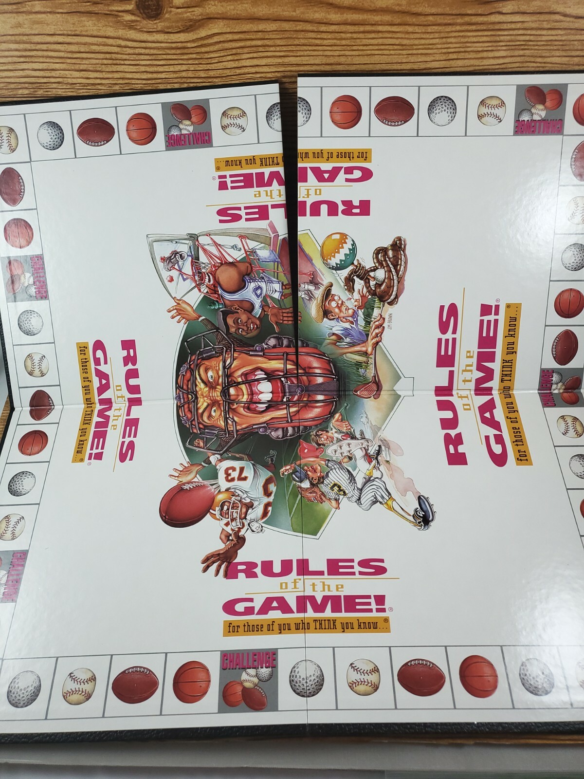 RULES OF THE GAME! for those of you who Think you know, Sports Board Game
