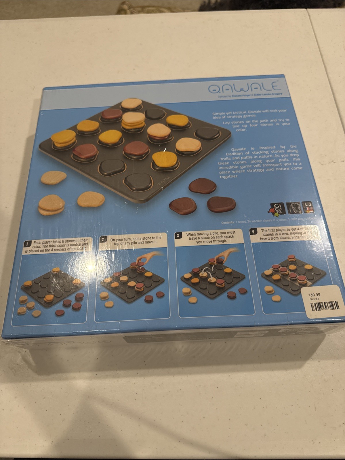 Gigamic Qawale Abstract Strategy Game for Adults Family Factory Sealed