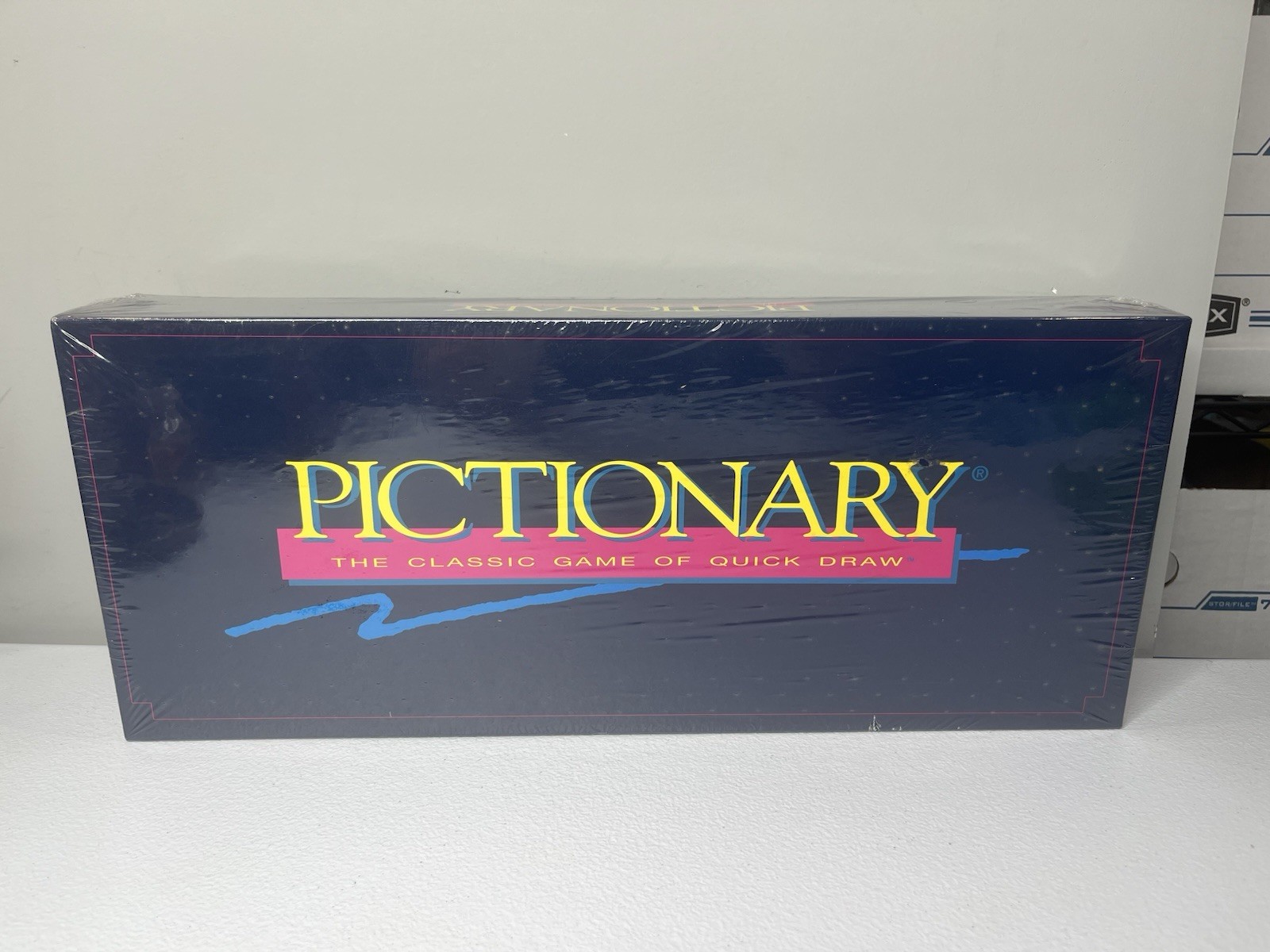 Vintage 1993 Milton Bradley Pictionary Board Game New Sealed Updated For 90s