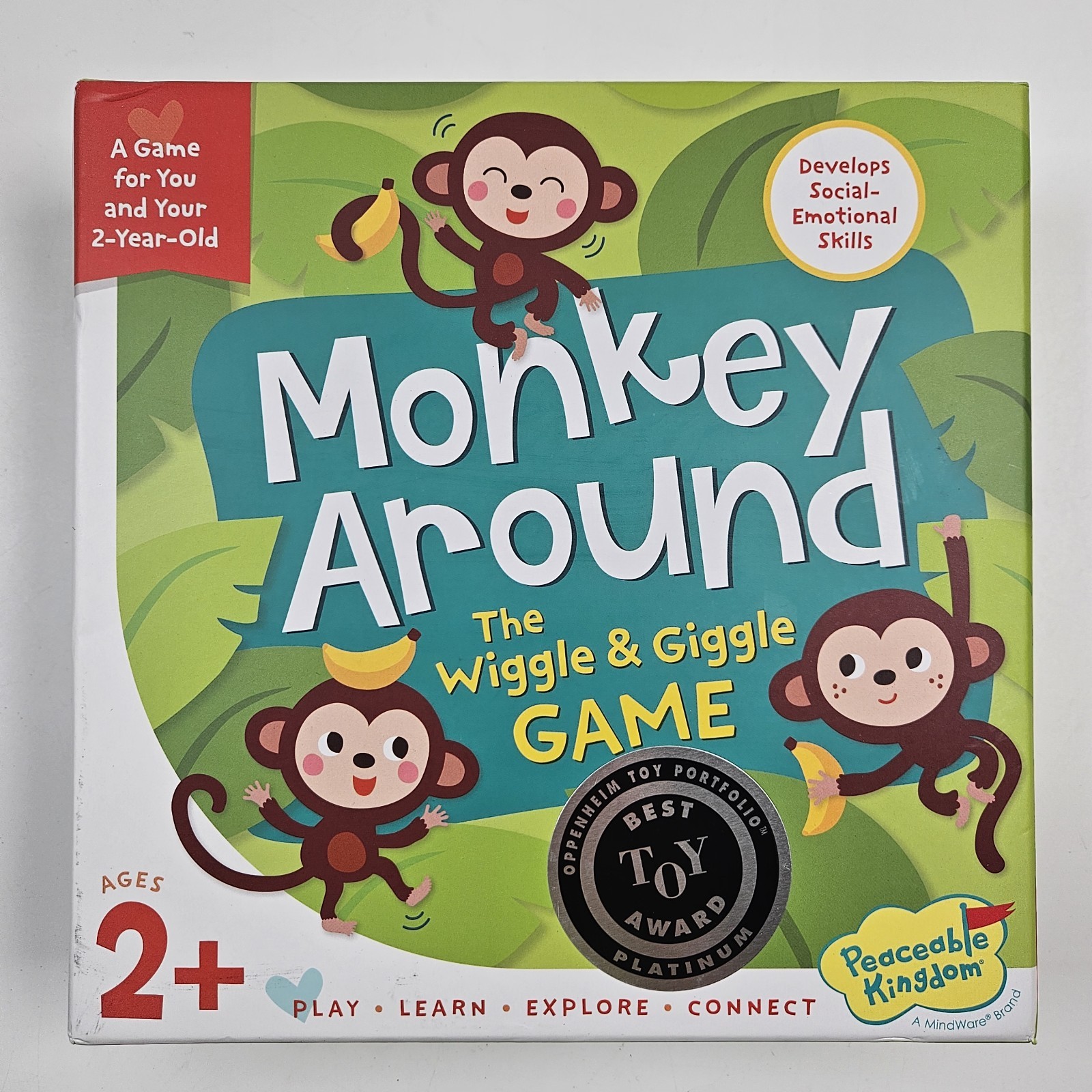 Peaceable Kingdom Monkey Around First Game for Toddlers Interactive play