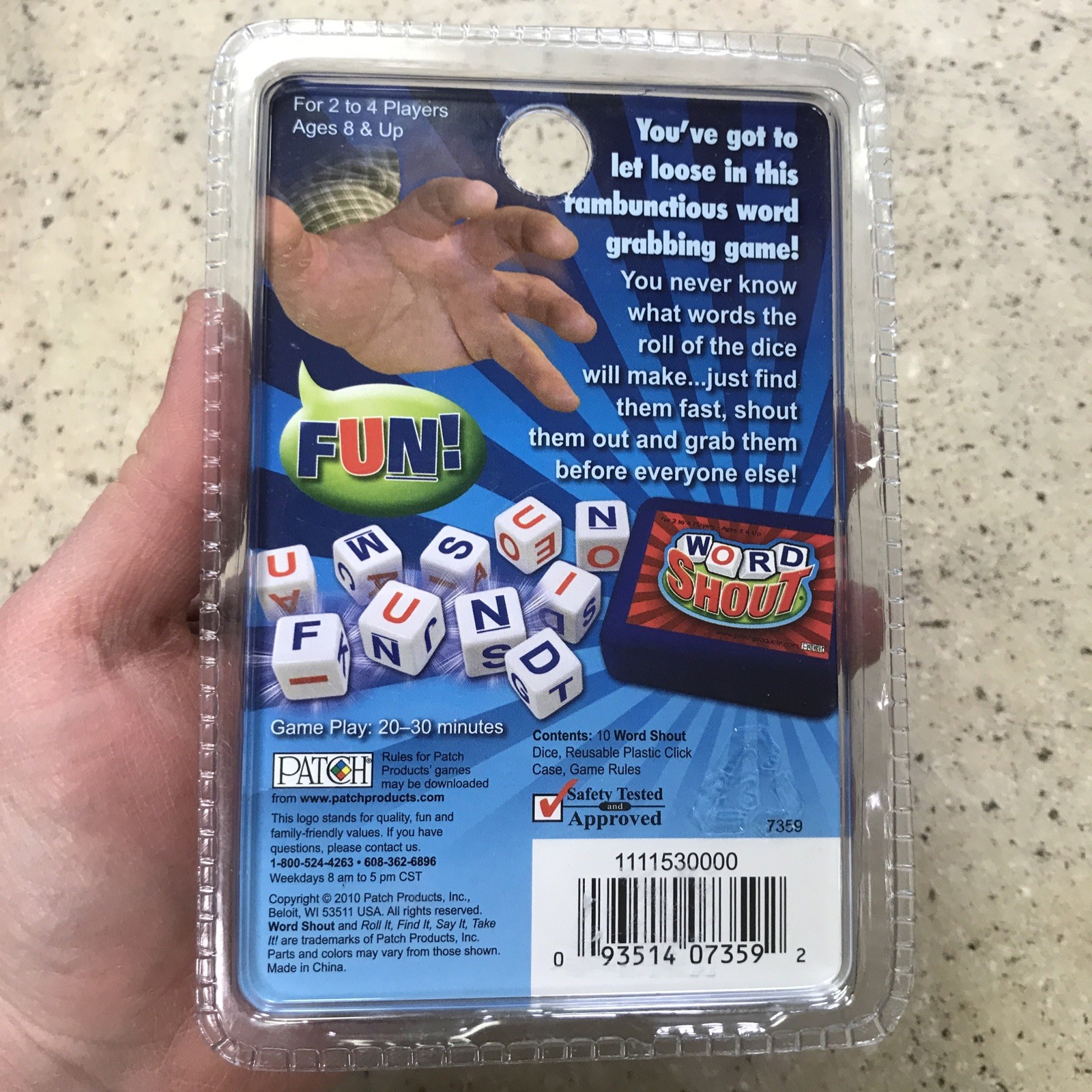 2010 Word Shout Game 2 to 4 Players For Ages 8 & Up By PlayMonster Brand New NIP