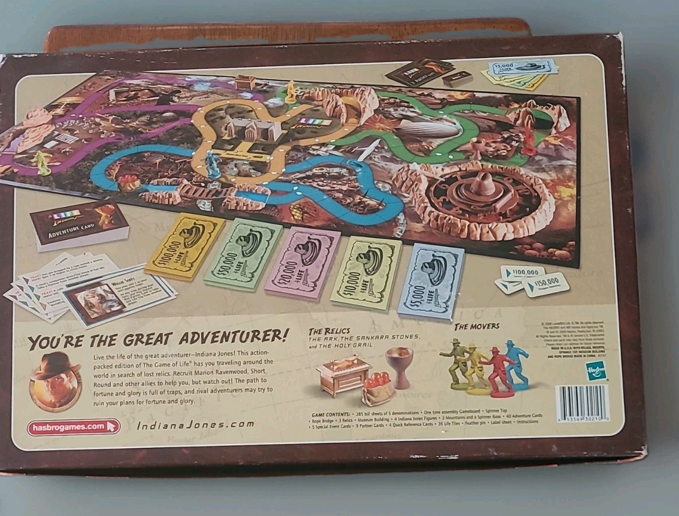 MB Games Collector’s Edition The Game of Life: Indiana Jones Board Game Complete