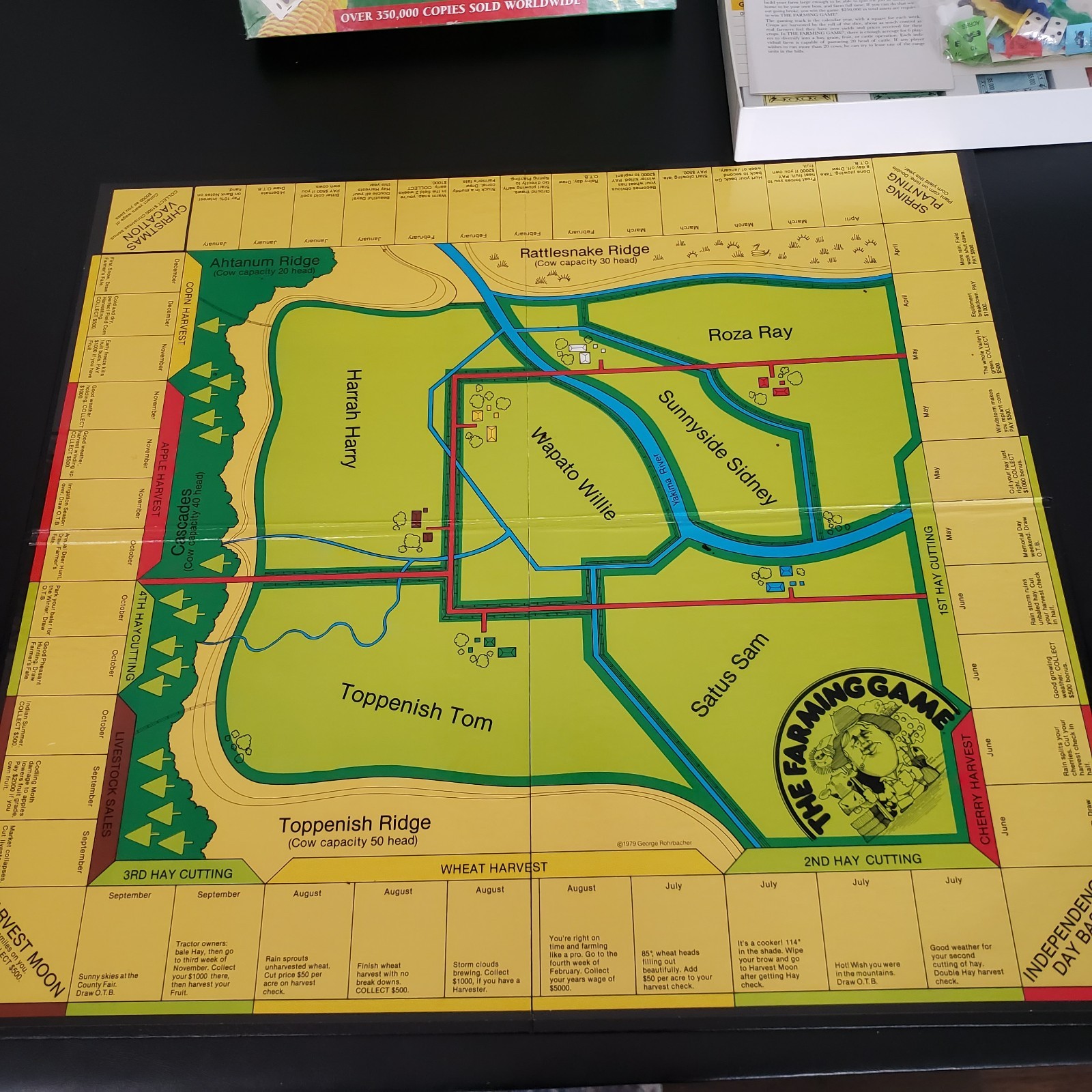 Vintage The Farming Game Harvest the Fun! 1996 Complete