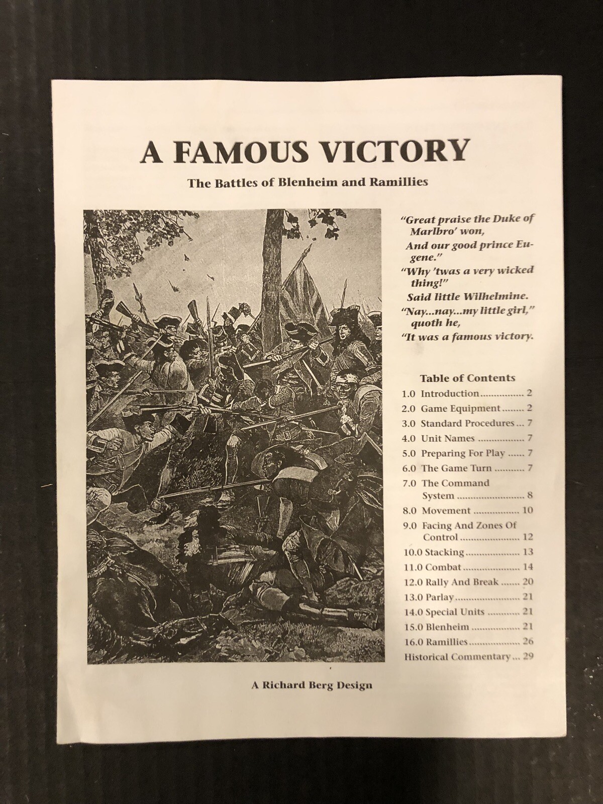 A Famous Victory: Blenheim and Ramillies (Moments in History) by Richard Berg