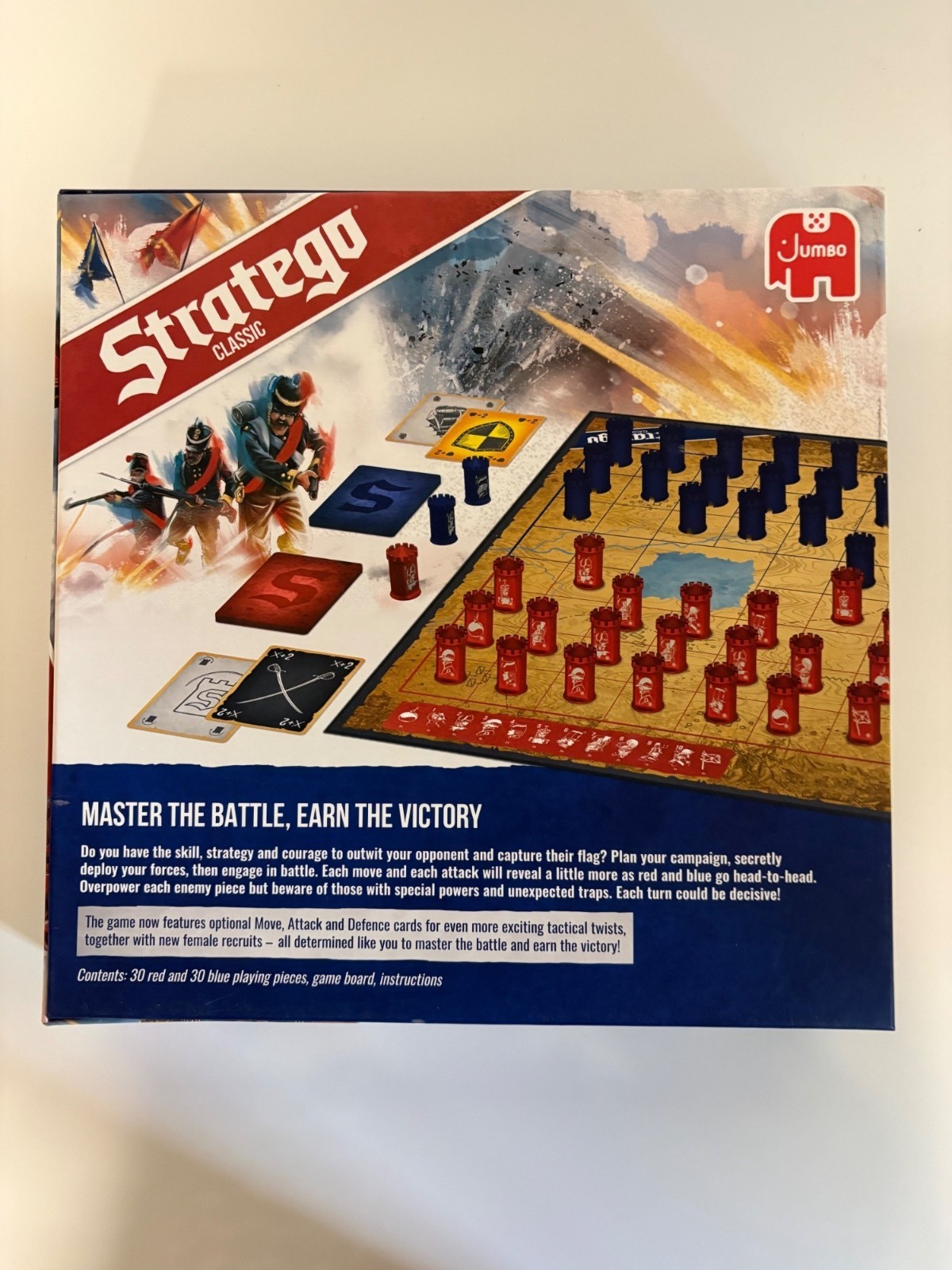 Stratego Classic War Strategy Board Game Extra Game Variant Battle Cards