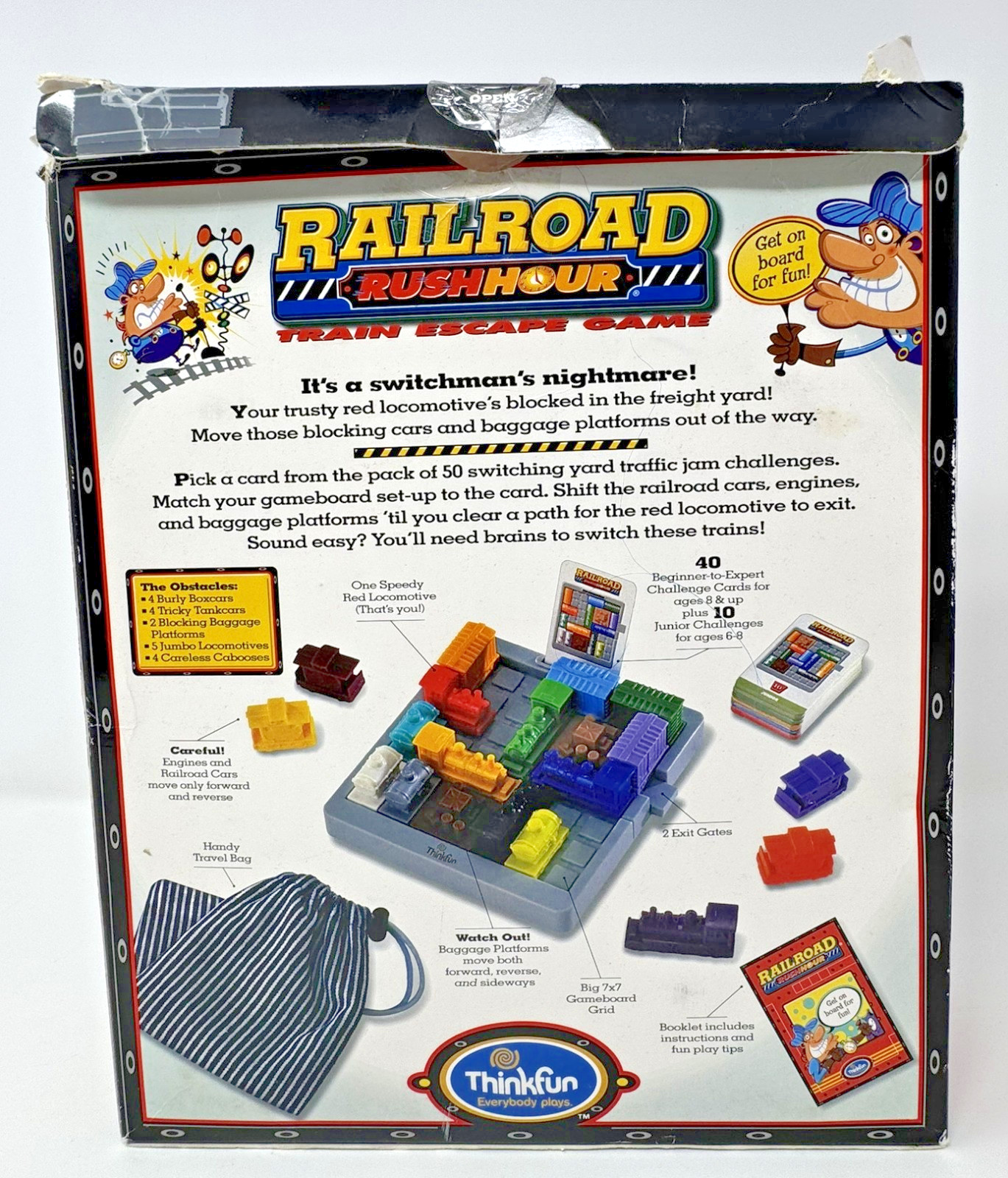 Railroad Rush Hour Train Think Fun Game – 100% Complete