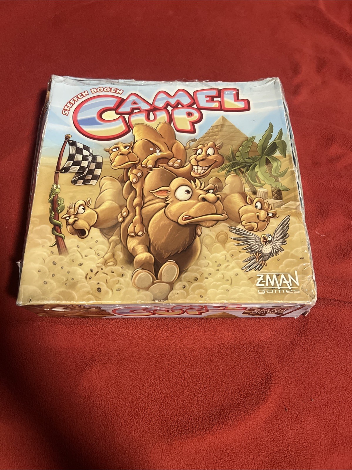 CAMEL UP – Z Man Games – *Missing 1 Die* *Heavy Box Wear*