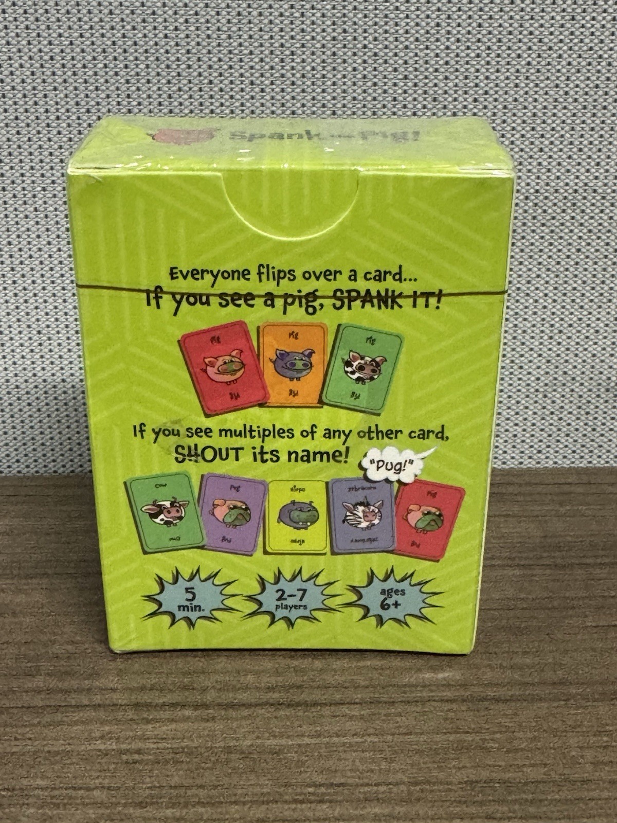 Spank the Pig! – Hilarious & Fun Family Card Game for Kids, Teens & Adults, Funn