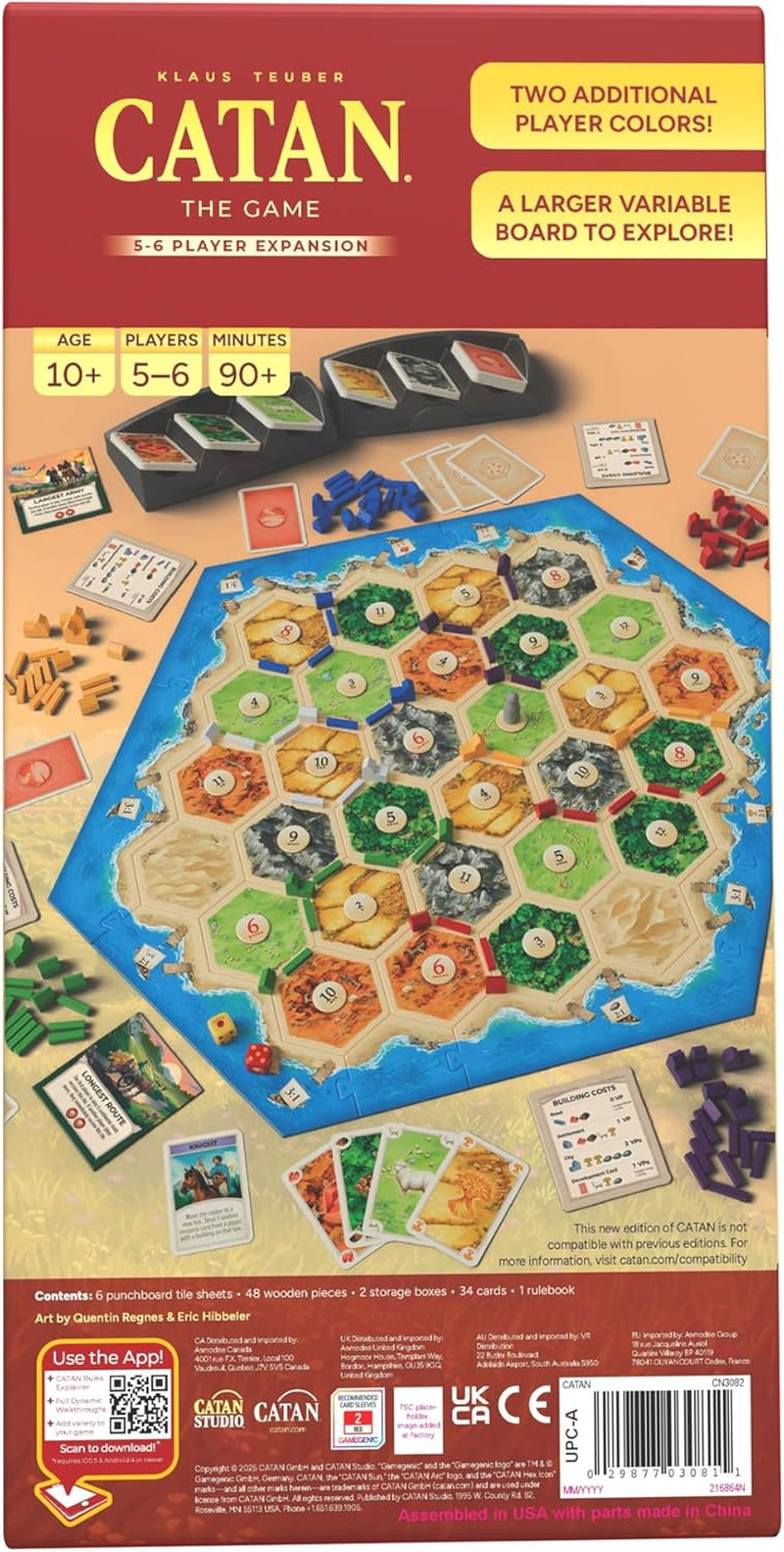 Extension de Juego de Mesa 5-6 Player Sexta Edicion de Estrategia Requiere Base