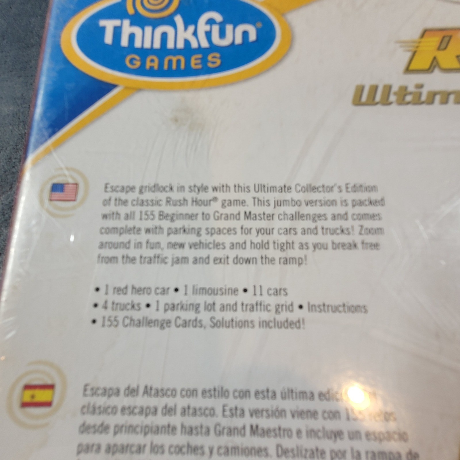 ThinkFun Rush Hour Ultimate Collector’s Edition Traffic Jam Game 155 Challenges