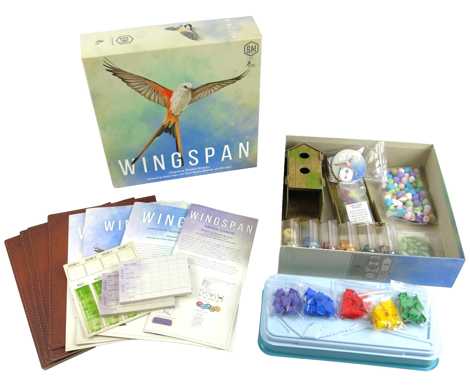 Wingspan Board Game + European Expansion by Stonemaier Games