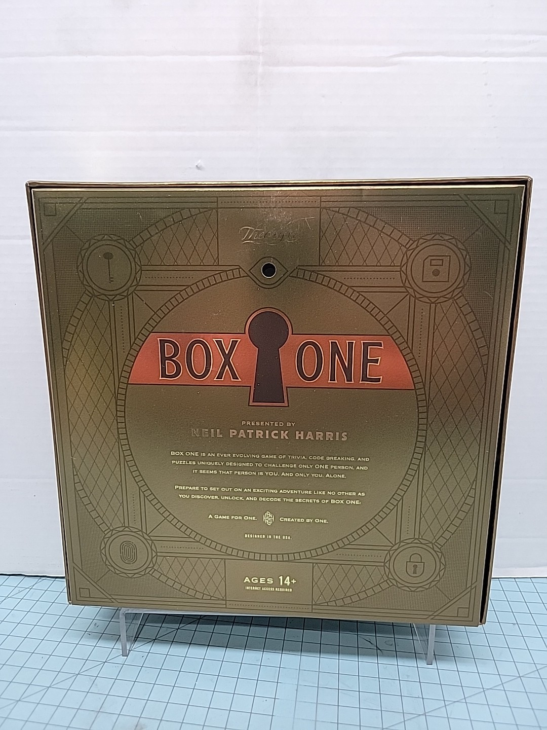 BOX ONE by Neil Patrick Harris Strategy Game Theory 11 Game COMPLETE