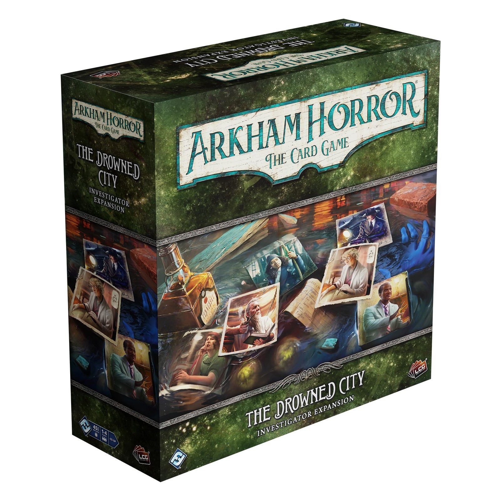 Asmodee Arkham Horror The Card Game The Drowned City Investigator Expansion -…