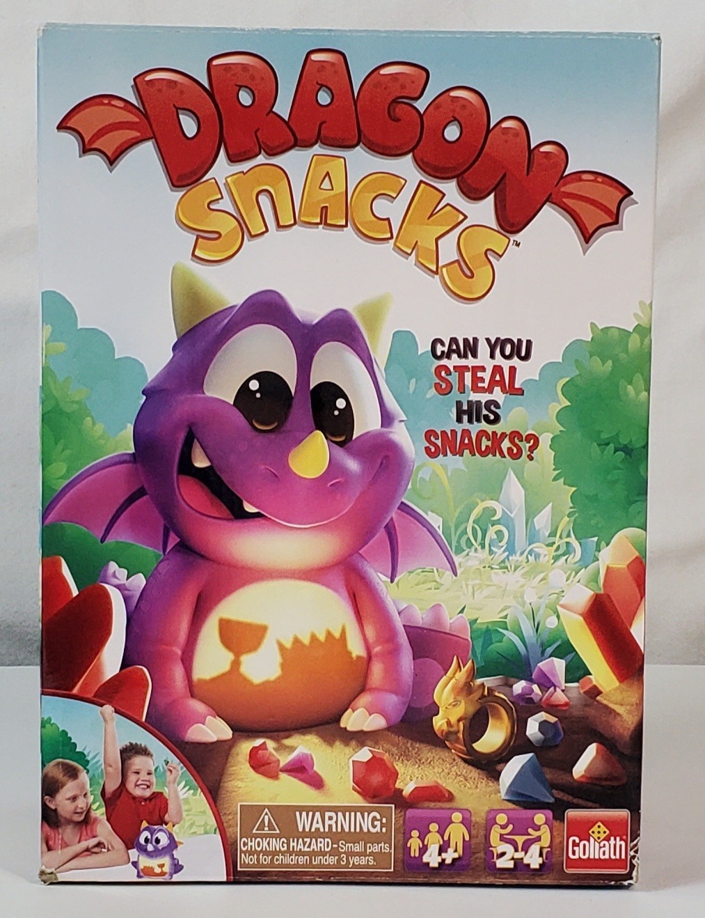 Goliath DRAGON SNACKS Find the Treasure Memory Game COMPLETE in BOX Works RARE