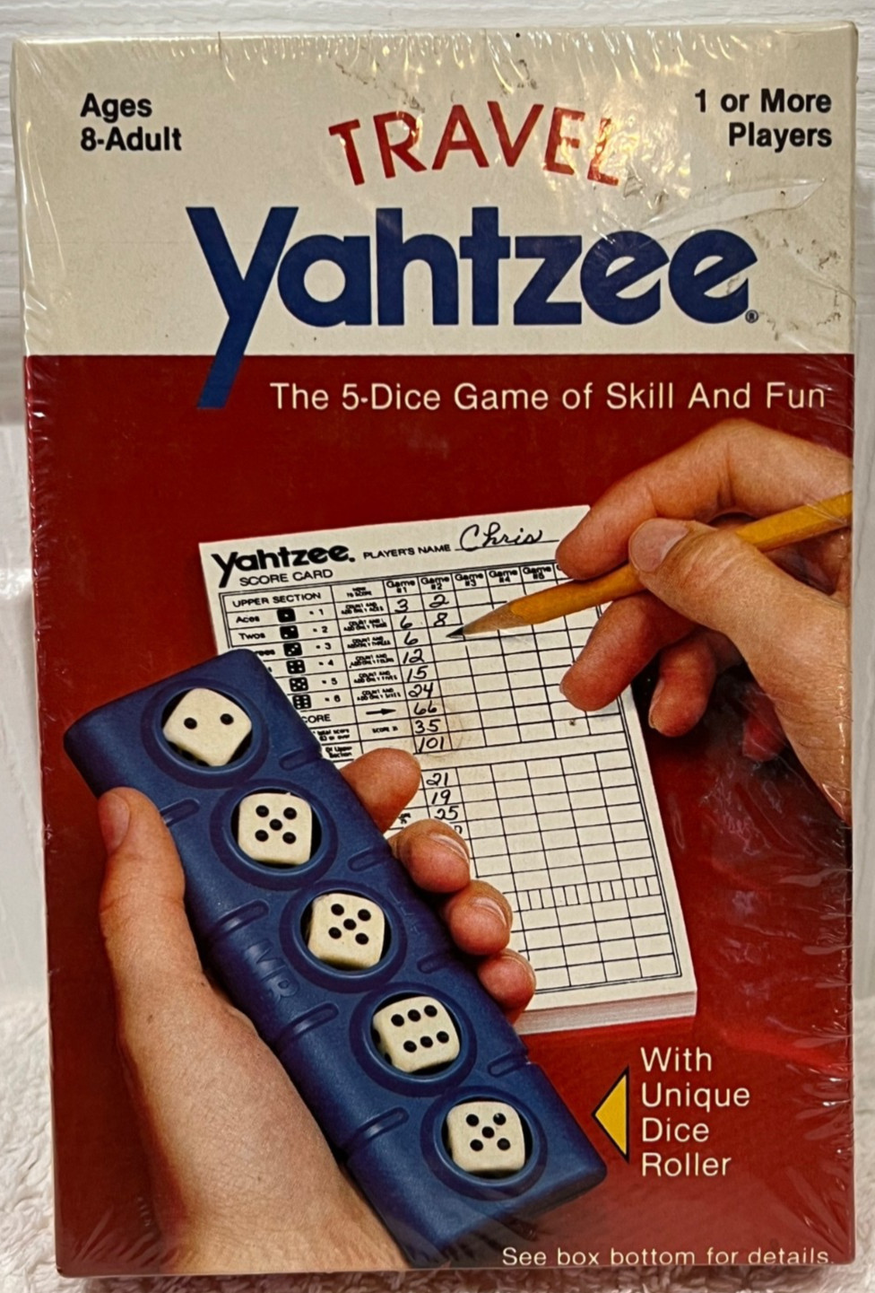 Vintage 1984 Edition Milton Bradley Yahtzee Travel Game New Sealed