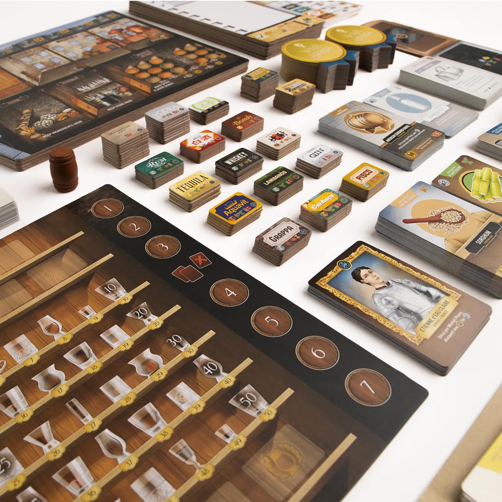 Distilled: A Spirited Strategy Game, Strive for The Title of Master Distiller
