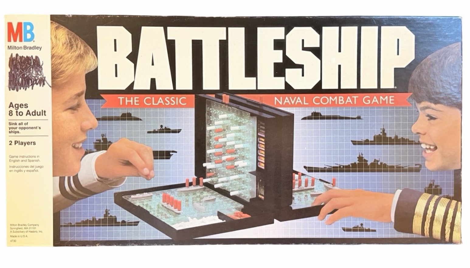 1990 Milton Bradley Battleship Board Game Complete Classic Naval Combat #4730
