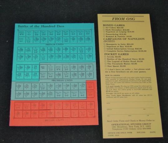 Operational Studies OSG: Battles of the Hundred Days Folio – Waterloo Game (UNP)