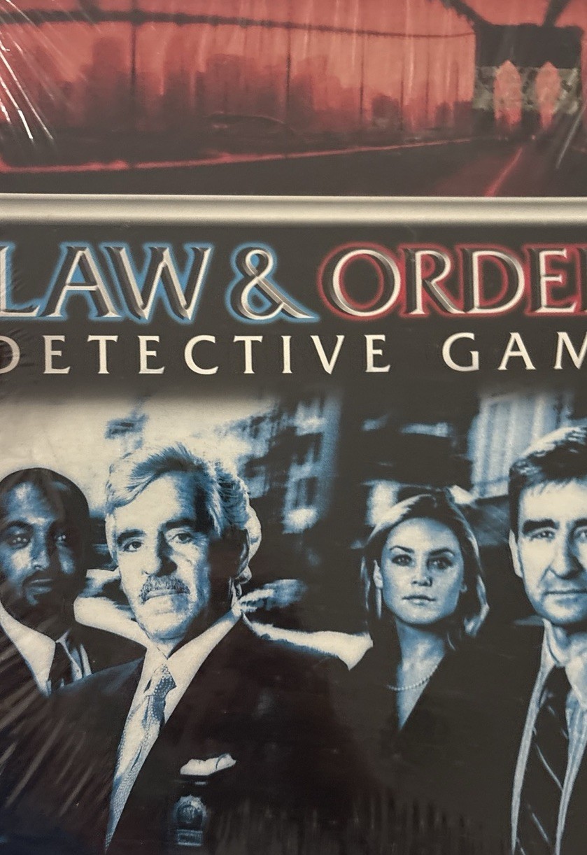 Law And Order Detective Board Game Cardinal 27th Precinct NOS SEALED
