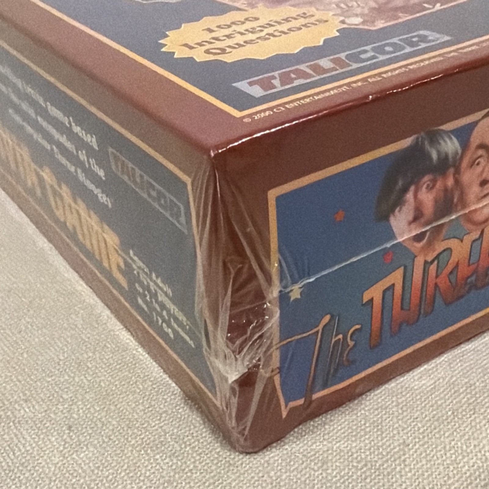 The Official Three Stooges Trivia Game Factory Sealed 2000 Talicor Vintage