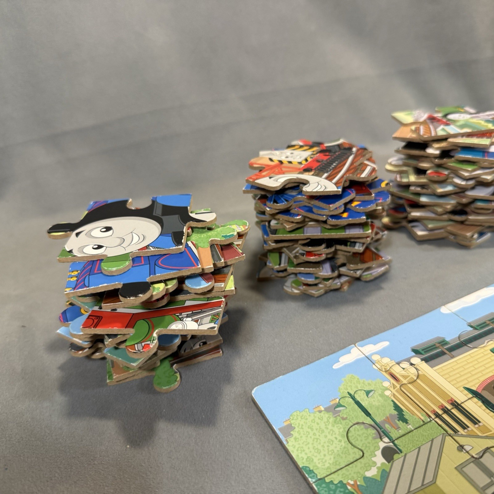 Vintage 2010 Gullane Thomas Limited Tank Engine Large Kids Puzzles Lot of 7
