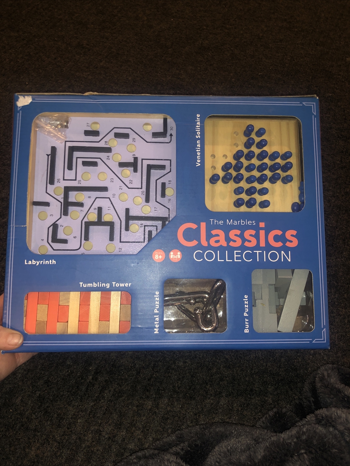 NIB Marbles Brain Workshop Classics Collection Labyrinth Tower Strategy Game