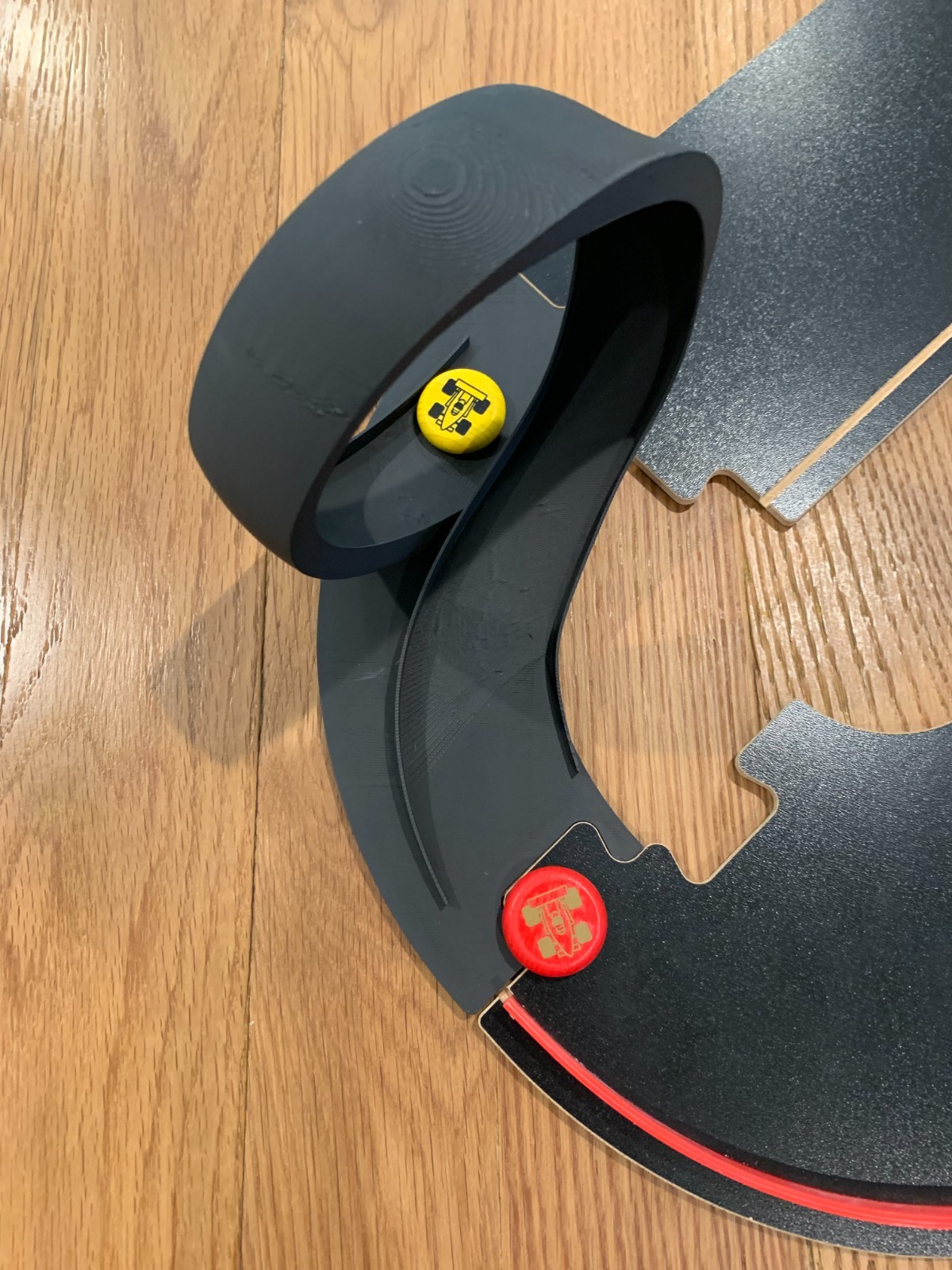 Custom PitchCar 90 Degree Loop – 3D printed – Extension Expansion Pitch Car