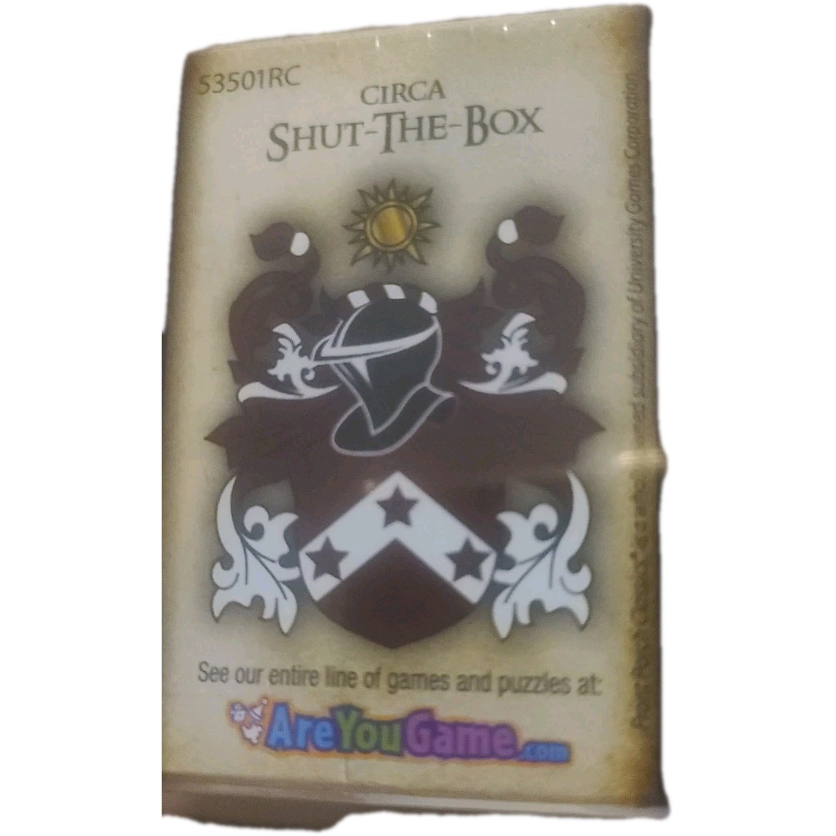 Shut The Box Game Of Chance & Strategies- Front Porch Classics NEW SEALED