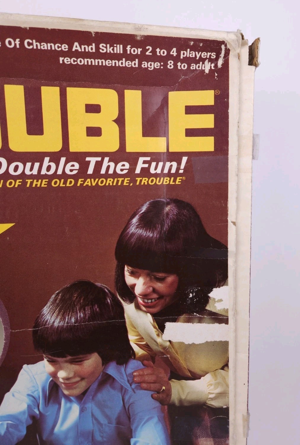 1976 Gabriel Double Trouble Board Game Giant Pop-O-Matic